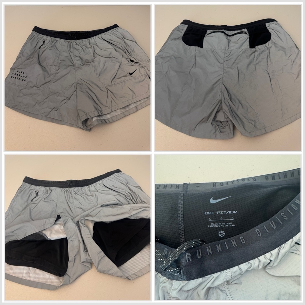 Men’s Nike Running Division Reflective Rainproof Running Shorts - Large